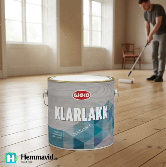 Gjøco Klarlakk 15 Olja - Silkematt klarlack för trägolv
