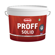 Gjöco Proff SOLID Glans uktsvag och lösningsmedelsfri. Valfri kulör 7 L – professionell färgprodukt för ett hållbart resultat