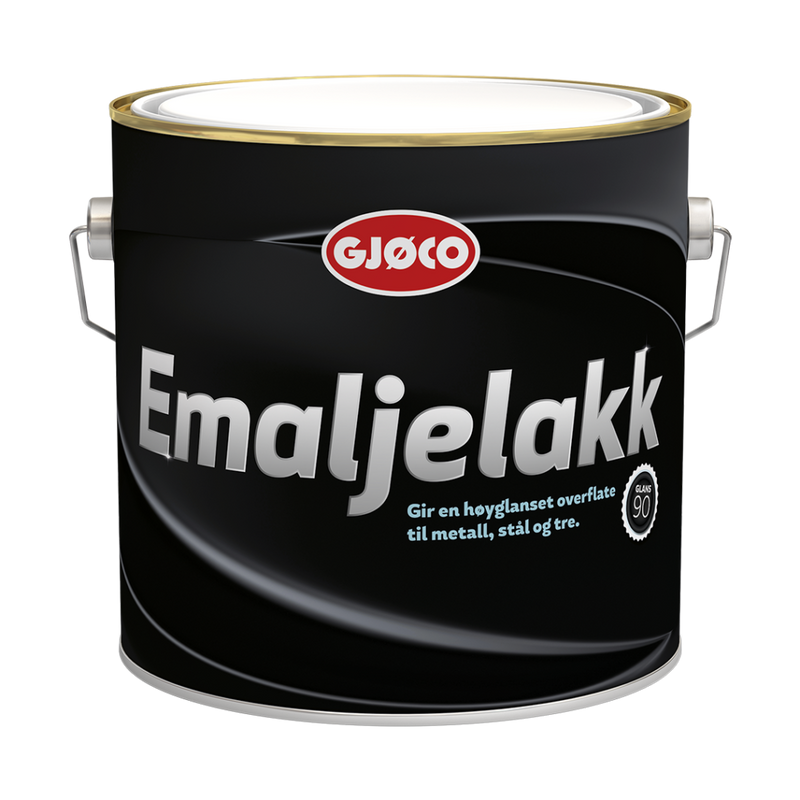 Gjøco Emaljelakk 90 Valfri kulör - Blank oljefärg för många typer av underlag.