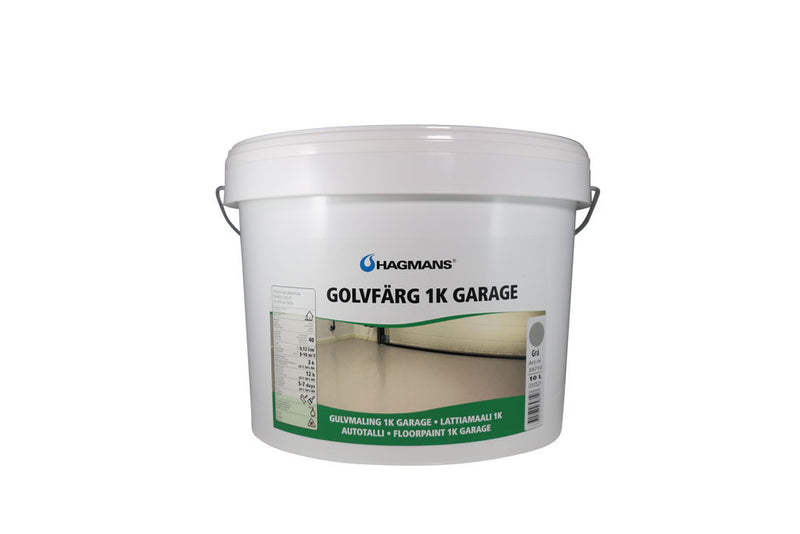Hagmans Golvfärg 1K Garage - Finns i flera kulörer