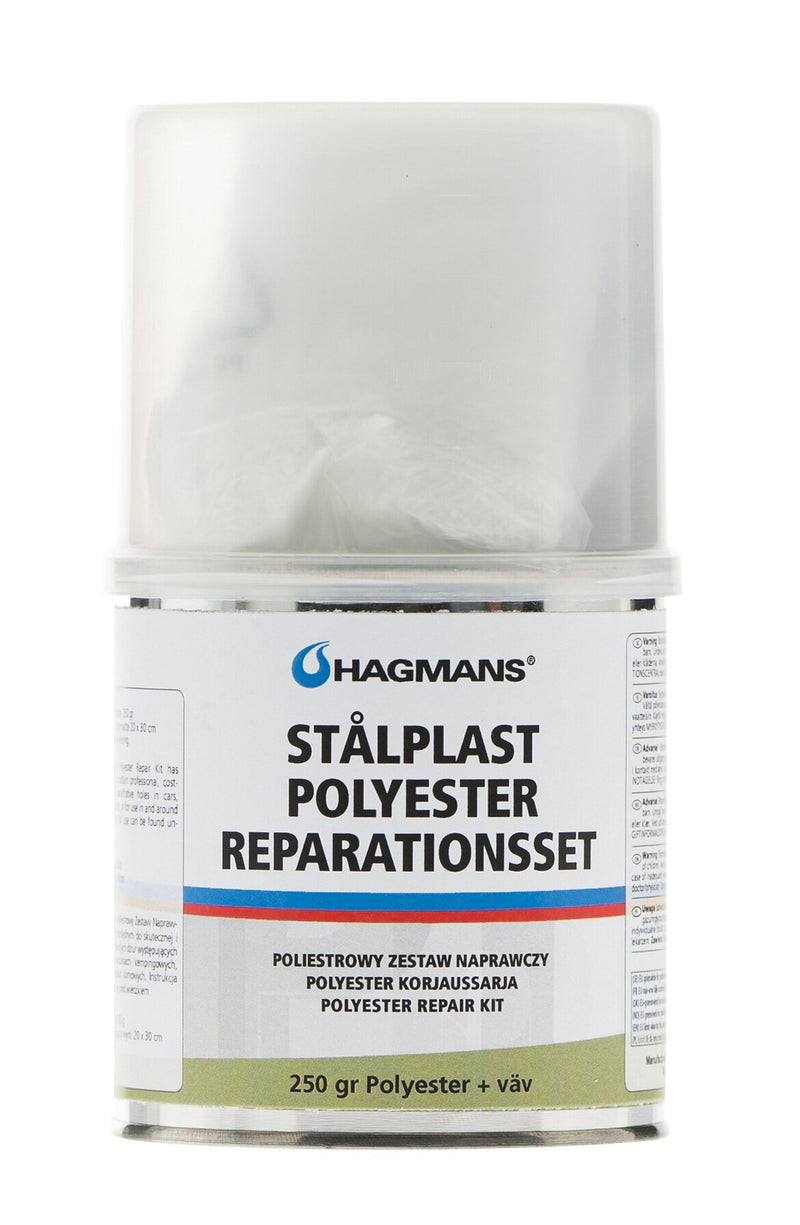 Stålplast Polyester, reparationsset - 250gr