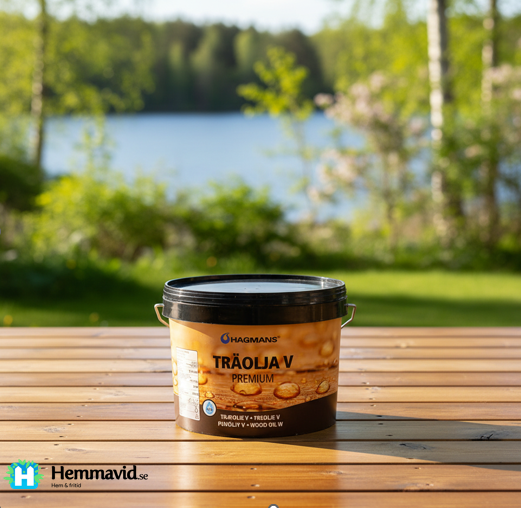 Hagmans Träolja Vattenburen Premium – Djupverkande skydd för utomhusträ