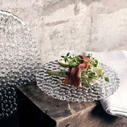 Målerås Glasbruk Knäckebröd / Crisp Bread 190mm - Tallrik/bricka/fat handgjort i kristall Liten – handgjort svenskt konstglas