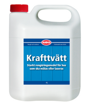Gjöco Krafttvätt - Tvätt som gör ditt hus redo för målning – kraftfullt rengöringsmedel för hårt smutsade ytor utomhus