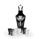 Målerås Glasbruk  Rackarn, snaps, MASQ TABLEWARE, Svart - höjd 70mm 6cl