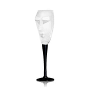 Målerås Glasbruk Kubik Champagne, MASQ TABLEWARE, Klar höjd 250mm – unikt konstglas och skulptur för personlig inredning