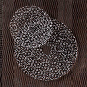 Målerås Glasbruk Knäckebröd / Crisp Bread 190mm - Tallrik/bricka/fat handgjort i kristall Liten – handgjort svenskt konstglas