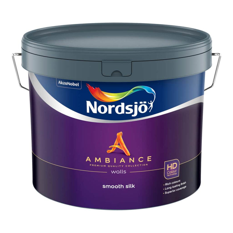 Nordsjö Ambiance Smooth Silk Väggfärg 7 - Vacker matt väggfärg - Vit