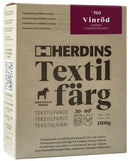 Herdins Textile Colour Natural Fibre - En förpackning räcker till 500 – 1500g