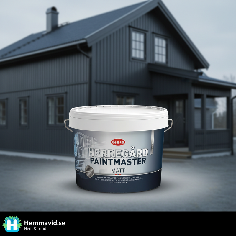 Gjöco Herregård Paintmaster  VALFRI KULÖR - Vacker matt fasadfärg