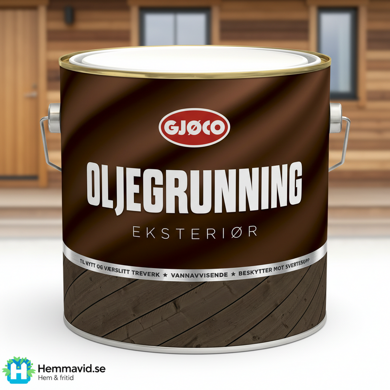 Gjøco Exclusive Oljebeis/Oljelasyr - Framhäver träverkets struktur.