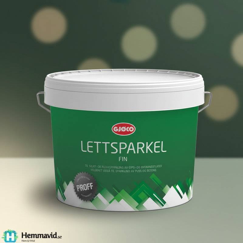 Gjøco Proff Lättspackel Fin - Högkvalitativ lättviktsspackel för de flesta underlag.