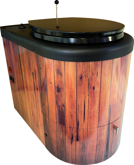Purolett Eco Royal - Wood. Svensktillverkad förbränningstoalett från Purolettfabriken AB - Hemmavid