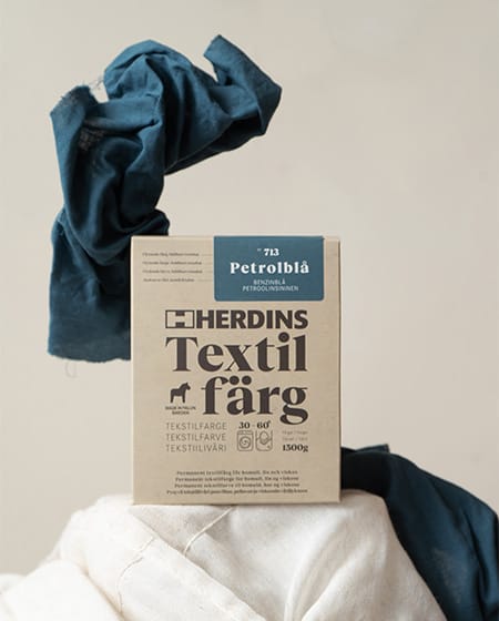 Herdins Textile Colour Natural Fibre - En förpackning räcker till 500 – 1500g