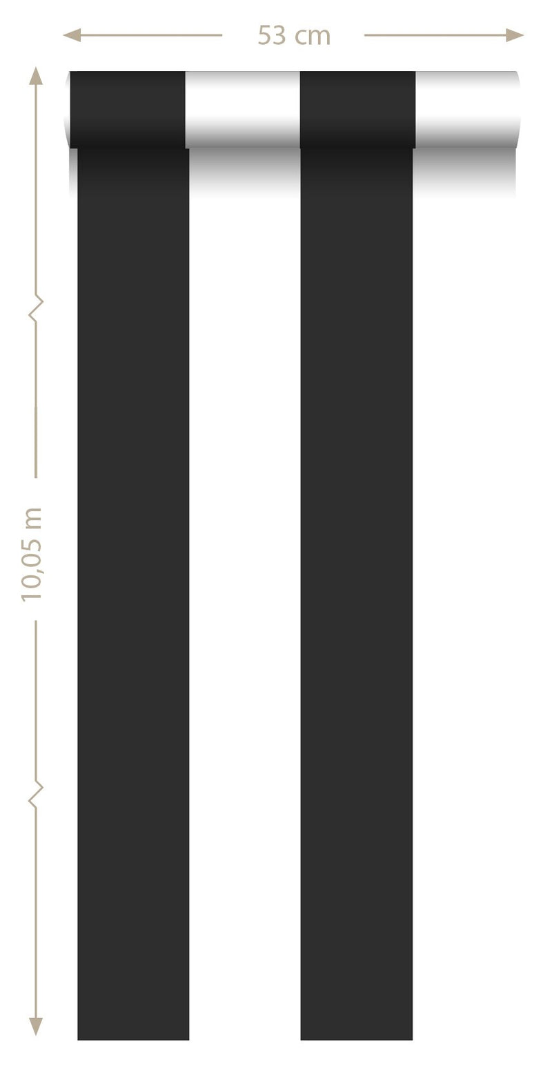 ESTAhome tapet ränder - svart och vitt - Hemmavid.se