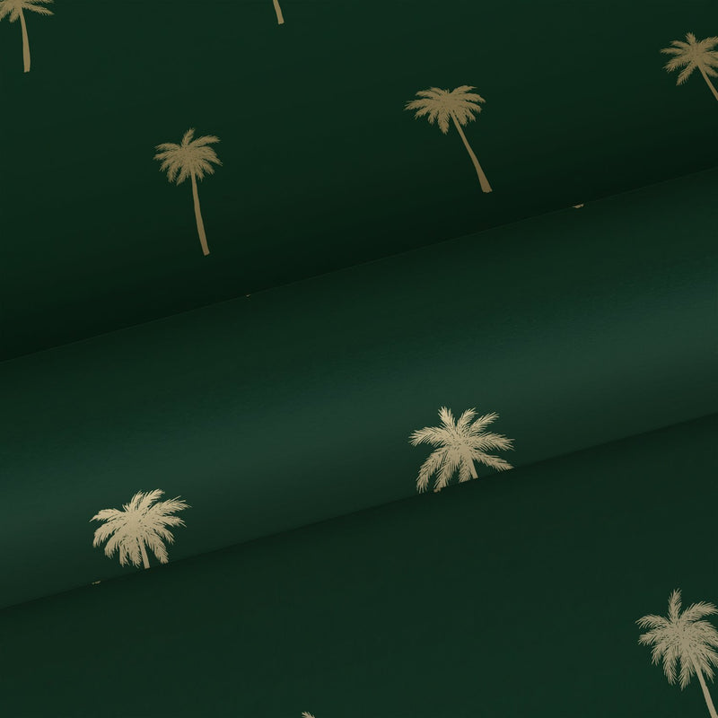 ESTAhome tapet palmer smaragdgrönt och guld - Hemmavid.se