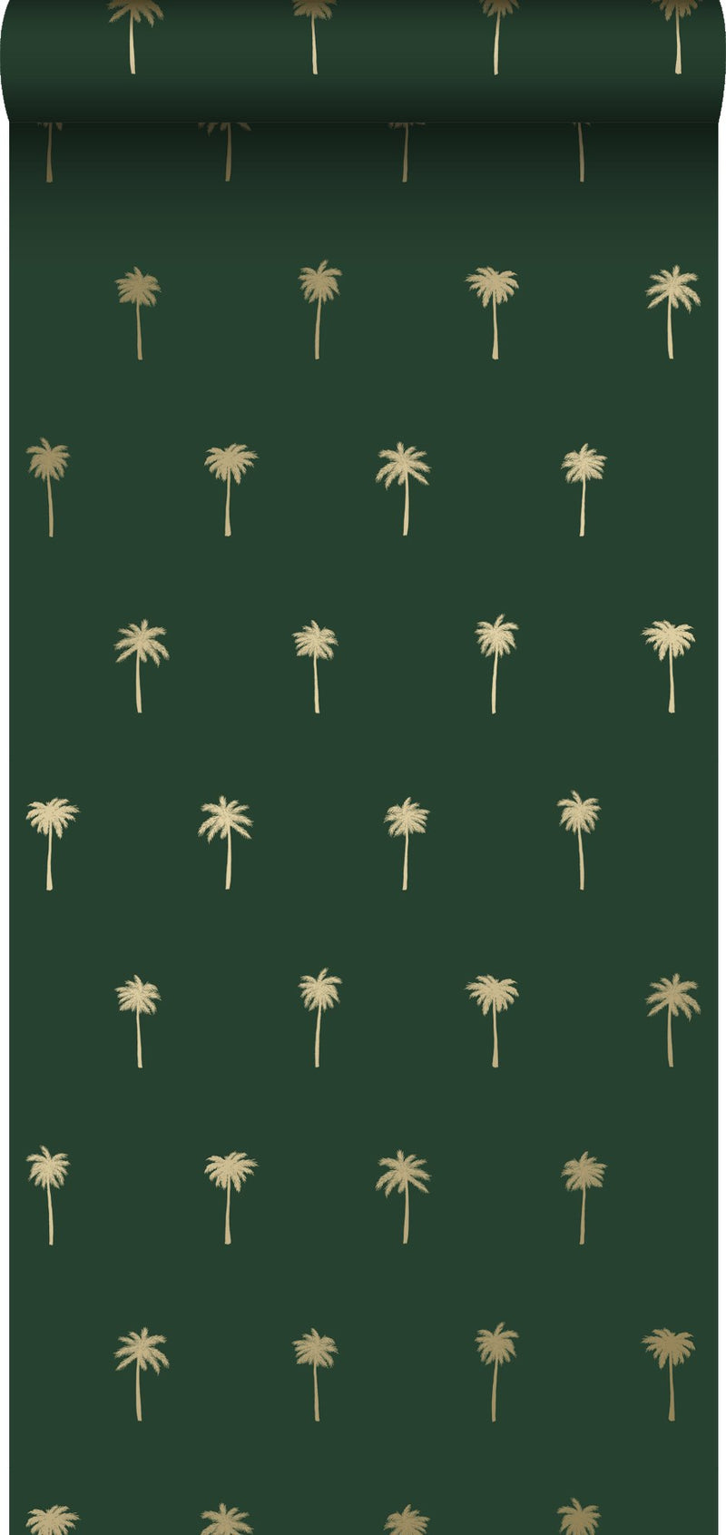 ESTAhome tapet palmer smaragdgrönt och guld - Hemmavid.se