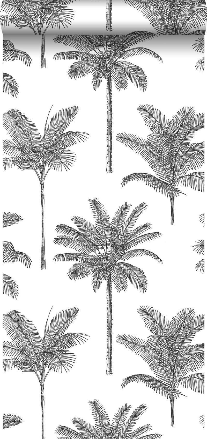 ESTAhome tapet palmer svart och vitt - Hemmavid.se