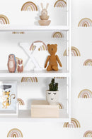 ESTAhome tapet regnbågar röd, rosa och beige  på Hemmavid.se