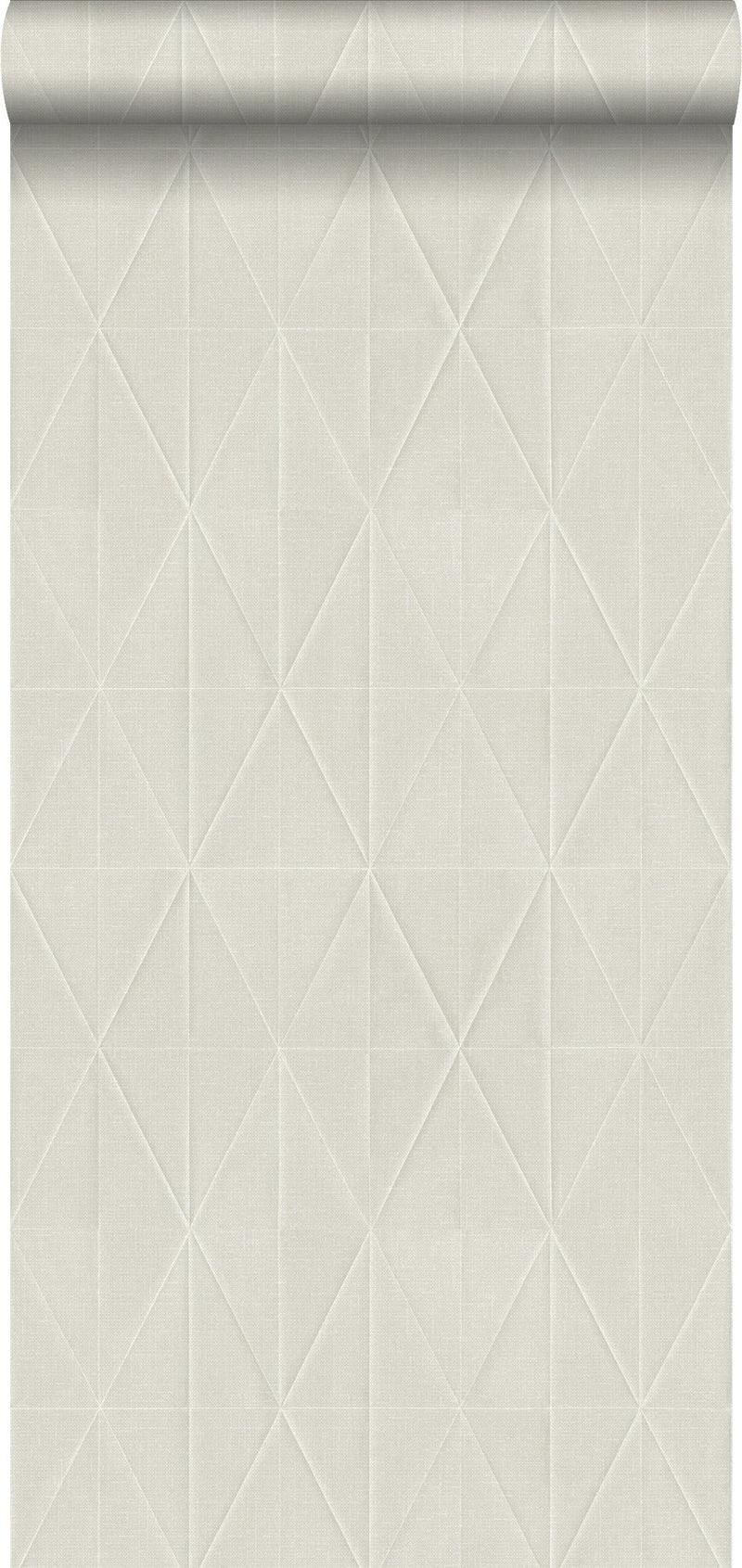 ESTAhome tapet origamimotiv - beige - Hemmavid.se