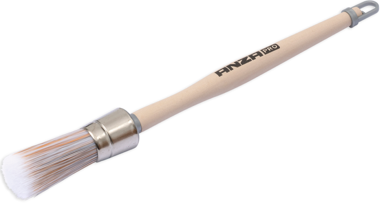 ANZA Super Rundpensel trä FSC-märkt - 25mm Följsam precisionspensel