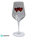 Nybro Crystal Vinglas Crystal InkHeart 35 cl210x90 mm - Hemmavid