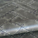 Origin tapet metallplåtar med nitar - brunt - Hemmavid.se