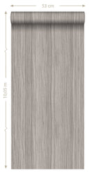 Origin tapet ränder glänsande - ljust grålila - Hemmavid.se