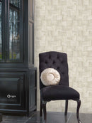 Origin tapet fyrkantig bitar av träskräp - beige - Hemmavid.se