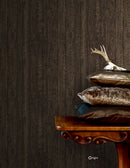 Origin tapet träplankor - mörkbrunt - Hemmavid.se