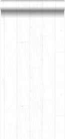 Origin tapet slitna träplankor - vitt och silver - Hemmavid.se