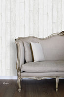 Origin tapet slitna plankor av träskräp - benvitt - Hemmavid.se