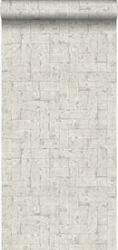 Origin tapet tegelvägg - mörkbeige - Hemmavid.se