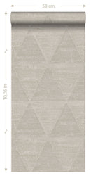 Origin tapet slitna metalltrianglar - varm silver - Hemmavid.se