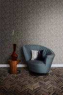 Origin tapet metalltryckta bokstäver - rostbrunt - Hemmavid.se