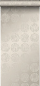 Origin tapet stora slitna rundlar - varm silver - Hemmavid.se