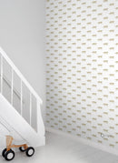 Origin tapet pantrar - vitt och guld - Hemmavid.se