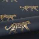 Origin tapet pantrar - svart och guld - Hemmavid.se