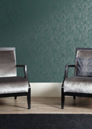 Origin tapet palmblad -  smaragdgrönt - Hemmavid.se