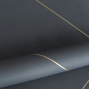 Origin tapet grafiska linjer -  svart och guld - Hemmavid.se