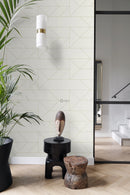 Origin tapet grafiska linjer -  beige och guld - Hemmavid.se