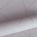 Origin tapet grafiska linjer -  antikrosa och guld - Hemmavid.se