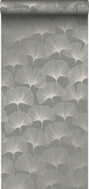 Origin tapet gingkoblad -  varmt grått - Hemmavid.se