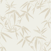 The Design Department Origin tapet bambublad - beige – mönstrad tapet för elegant väggdekoration