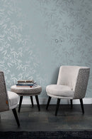 Origin tapet bambublad -  blått - Hemmavid.se