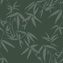 Origin tapet bambublad -  mörkgrönt - Hemmavid.se