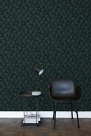 Origin tapet påfågelfjädrar - mörkblått - Hemmavid.se