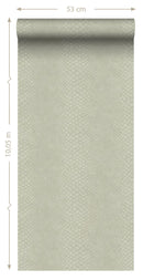 Origin tapet ormskinn - blekgrått - Hemmavid.se