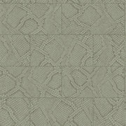 The Design Department Origin tapet kakelmotiv med ormskinn tryck - beige – mönstrad tapet för elegant väggdekoration