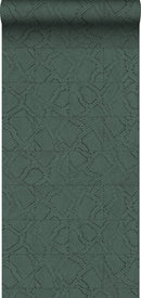 Origin tapet kakelmotiv med ormskinn - bensinblått - Hemmavid.se